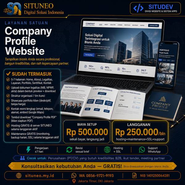 Company Profile Website