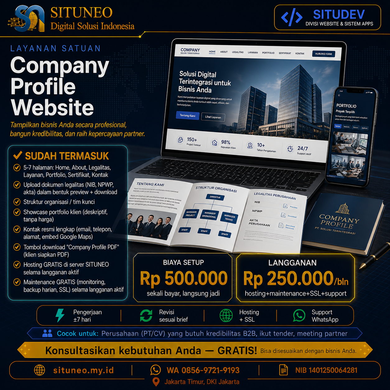 Company Profile Website