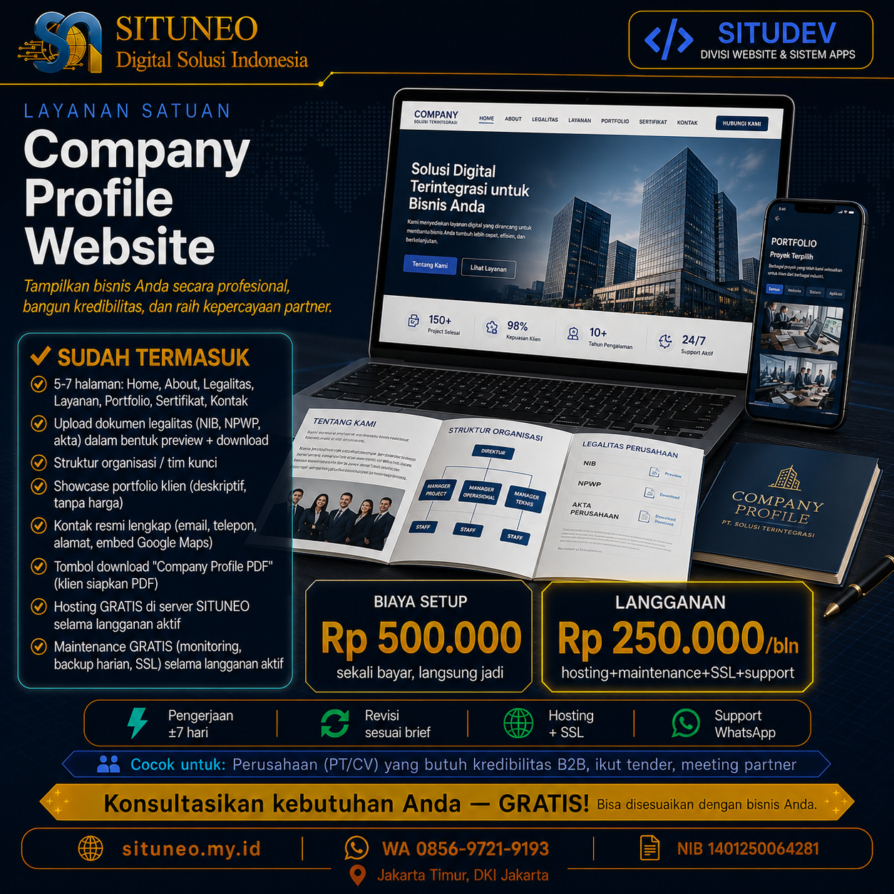 Company Profile Website