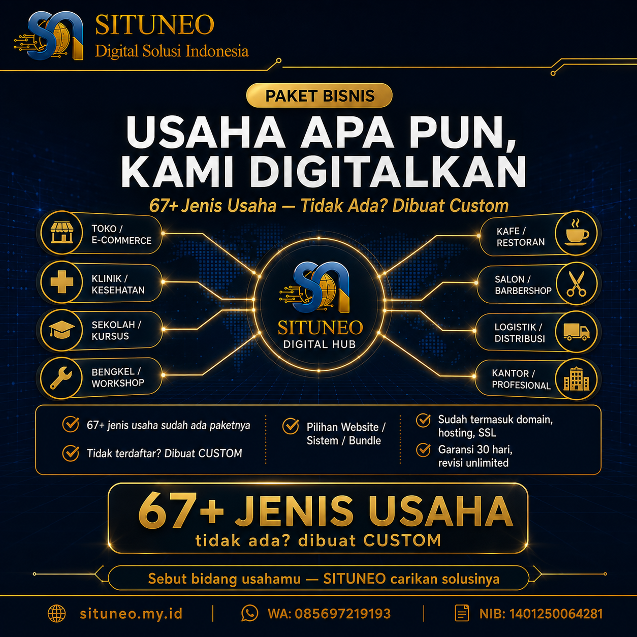 Punya Usaha Apa Pun? Kami Digitalkan (Universal/Custom)