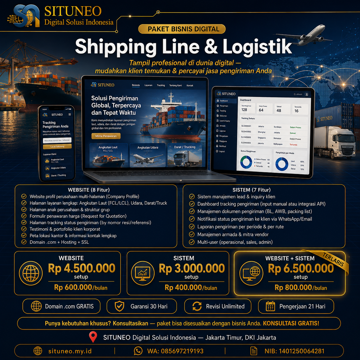 Shipping Line & Logistik