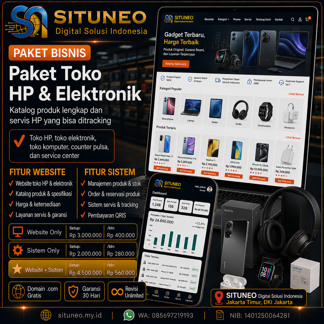 Toko HP & Elektronik