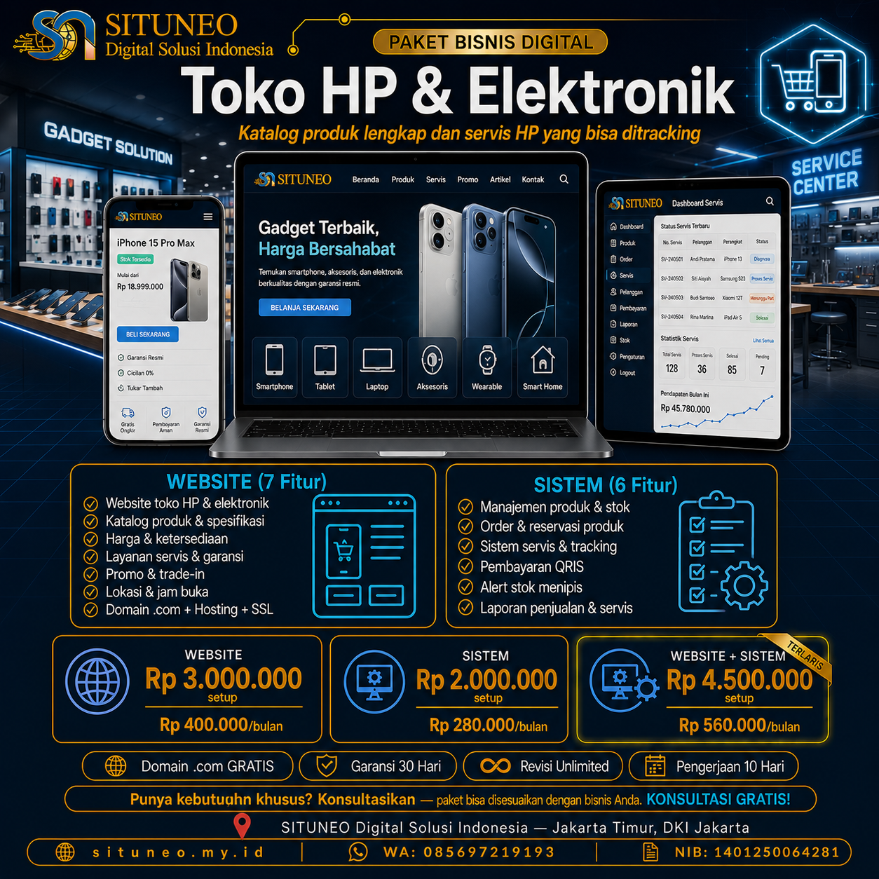 Toko HP & Elektronik