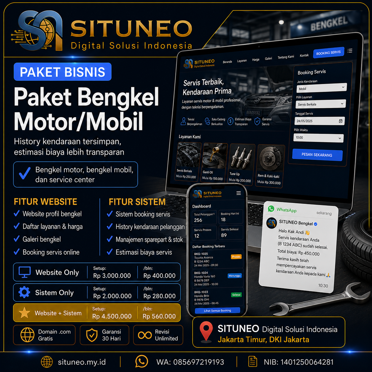 Bengkel Motor/Mobil