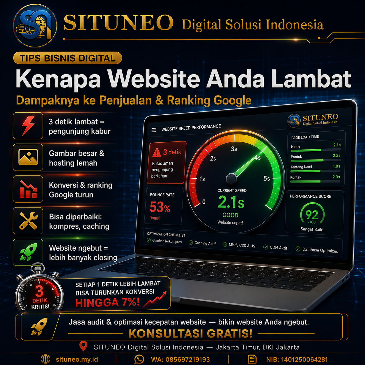 Kenapa Website Anda Lambat (dan Rugi)