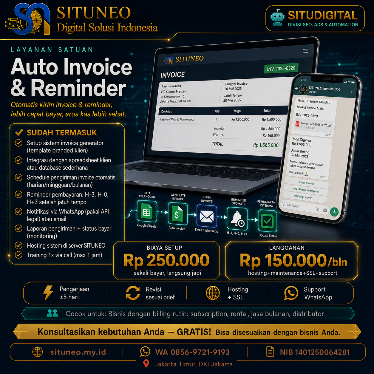Auto Invoice & Reminder