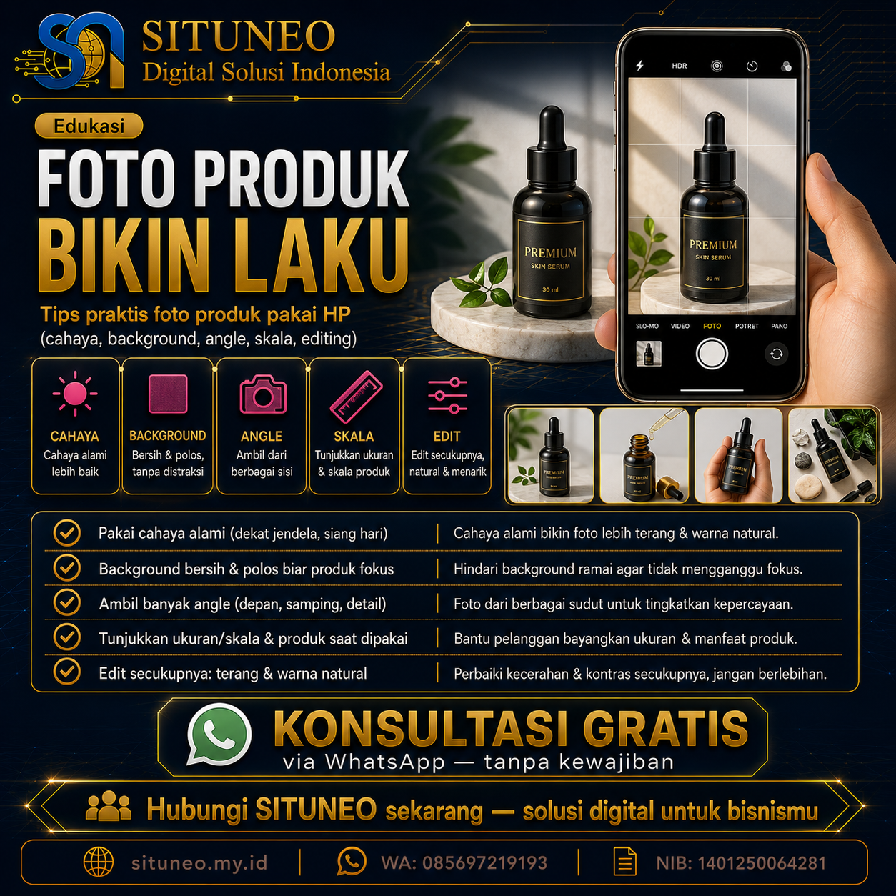 Tips Foto Produk Bikin Laku (Modal HP)