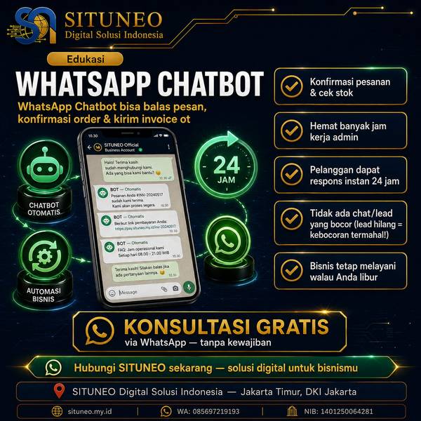 WhatsApp Chatbot: Hemat Waktu & Uang