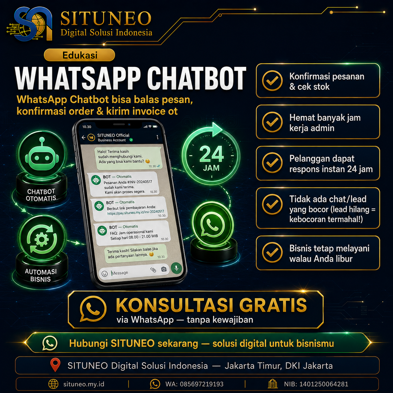 WhatsApp Chatbot: Hemat Waktu & Uang