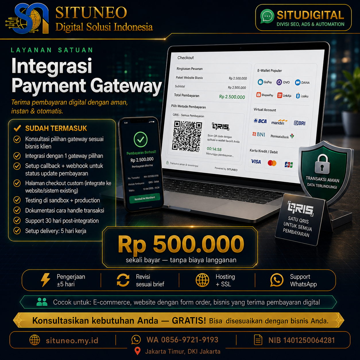 Integrasi Payment Gateway