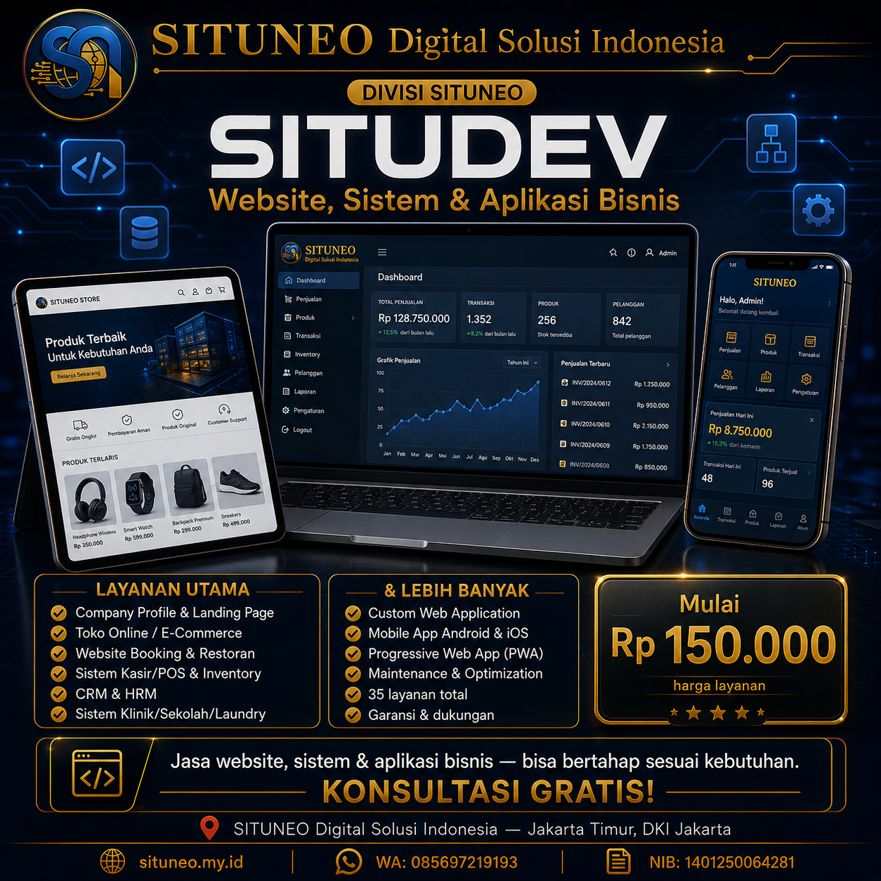 SITUDEV — Website, Sistem & Apps