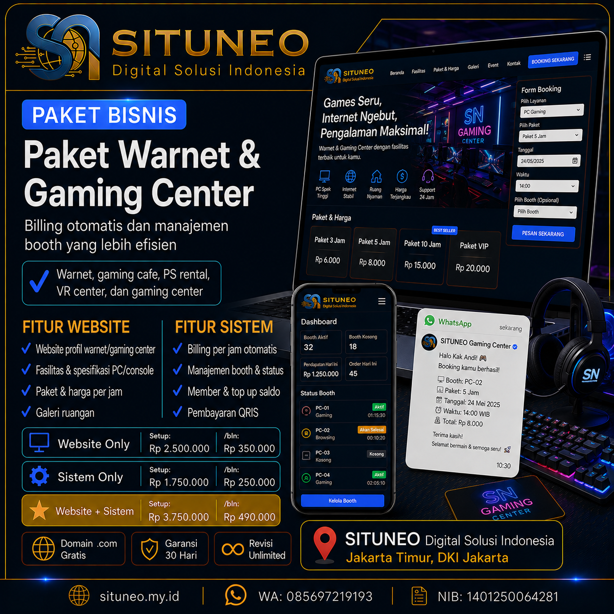Warnet & Gaming Center