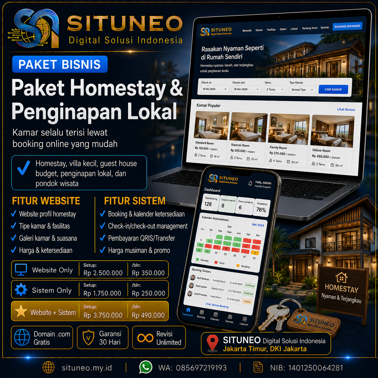 Homestay & Penginapan Lokal