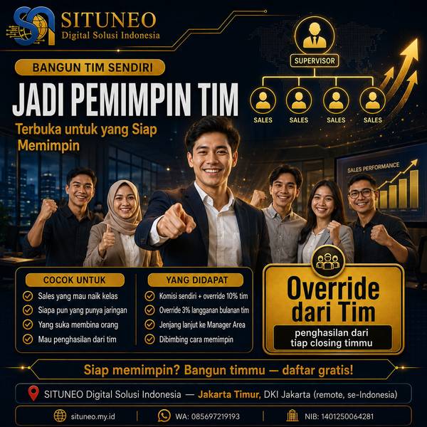 SPV: Jadi Pemimpin Tim — Terbuka untuk yang Siap Memimpin