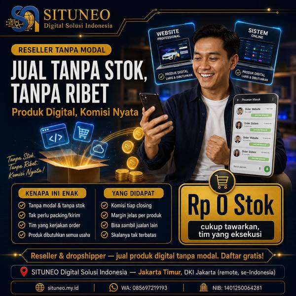 Sales: Reseller Tanpa Modal & Tanpa Stok