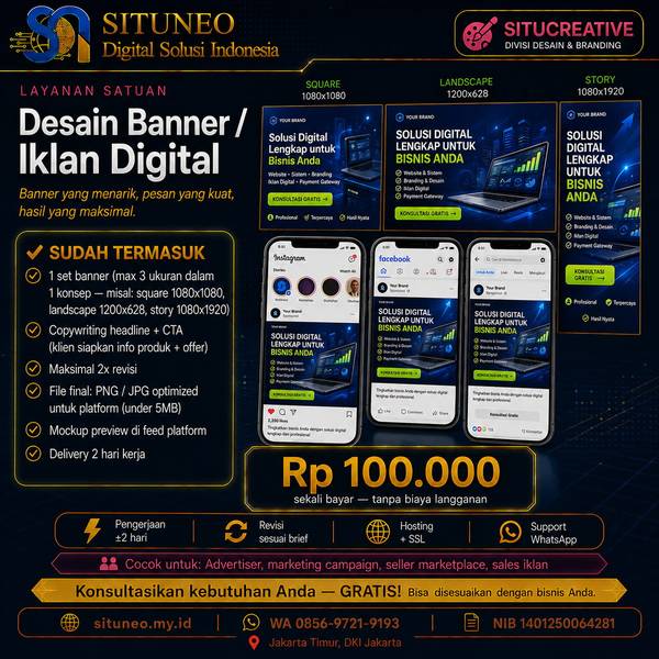 Desain Banner / Iklan Digital