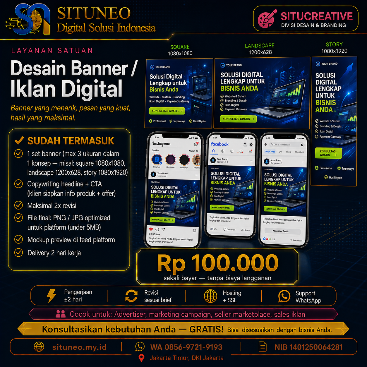 Desain Banner / Iklan Digital