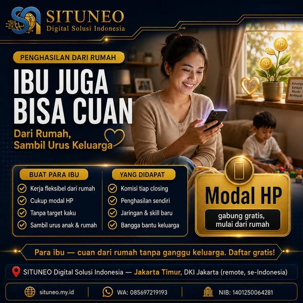 Sales: Penghasilan dari Rumah untuk Ibu