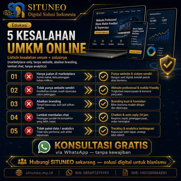 5 Kesalahan UMKM Saat Mulai Online