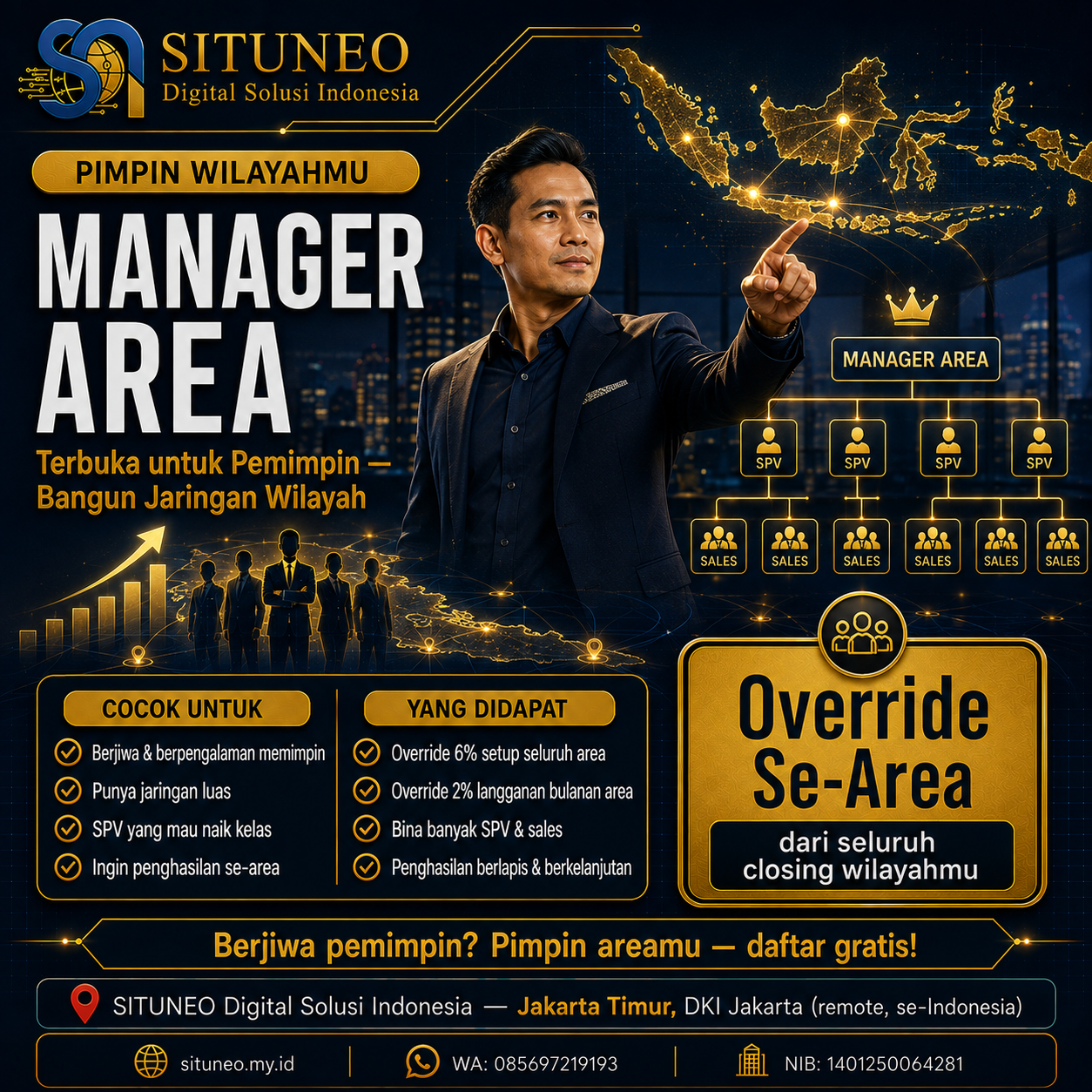 Manager Area: Pimpin Wilayahmu — Terbuka untuk Pemimpin