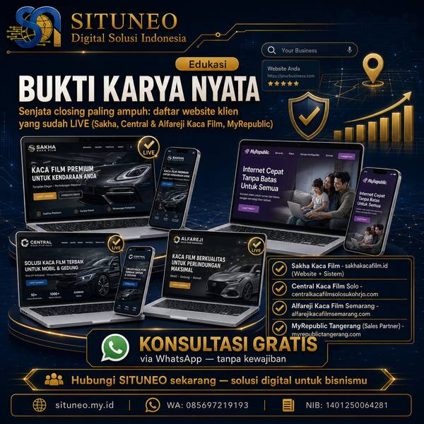 Bukti Karya - Portofolio Klien Nyata