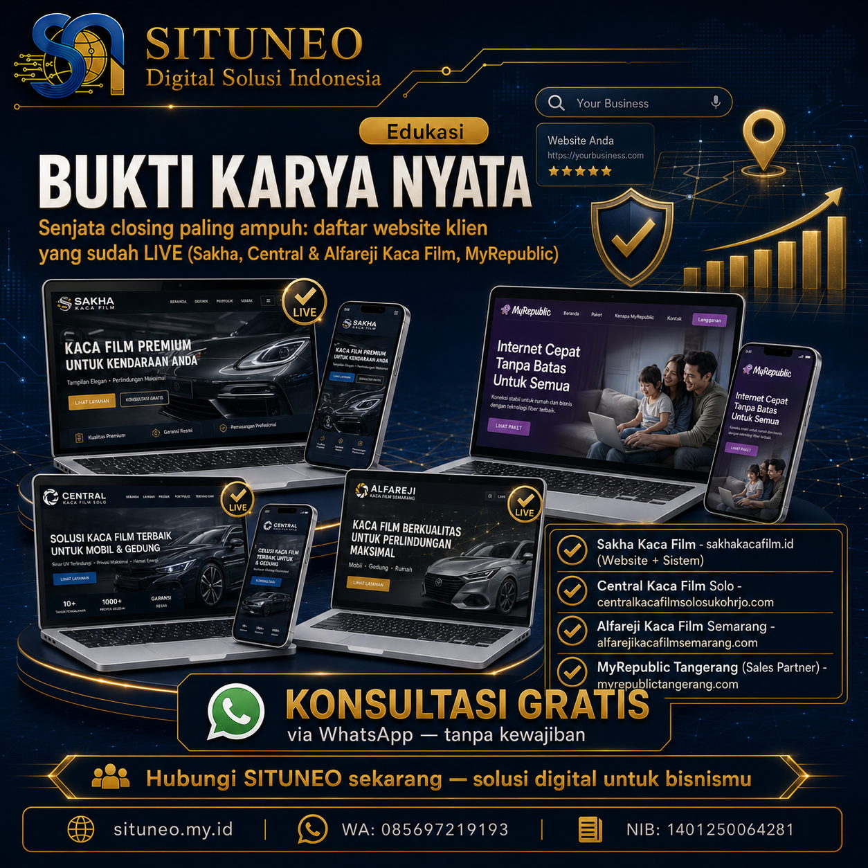 Bukti Karya - Portofolio Klien Nyata