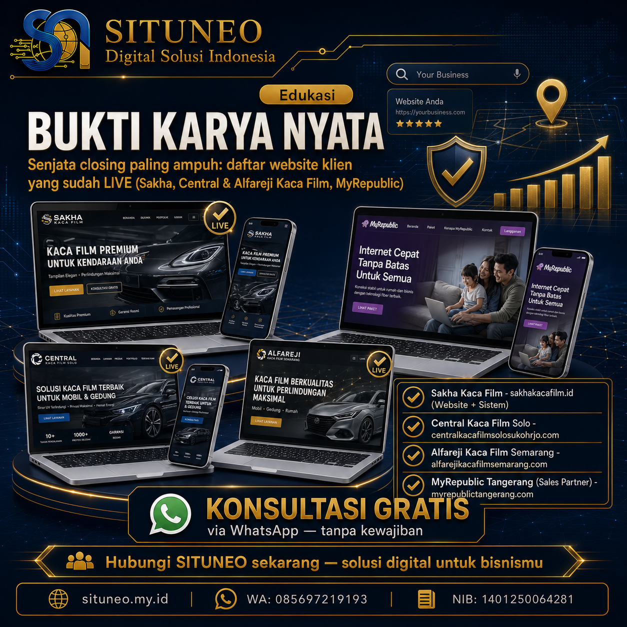 Bukti Karya - Portofolio Klien Nyata