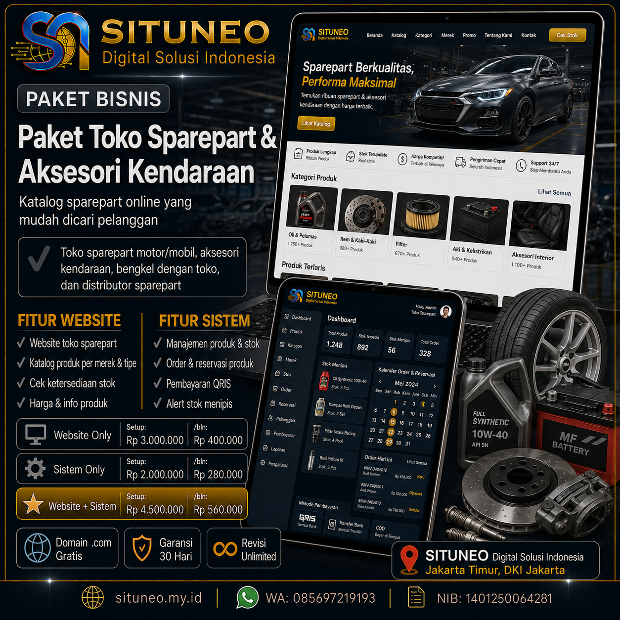Toko Sparepart & Aksesori Kendaraan