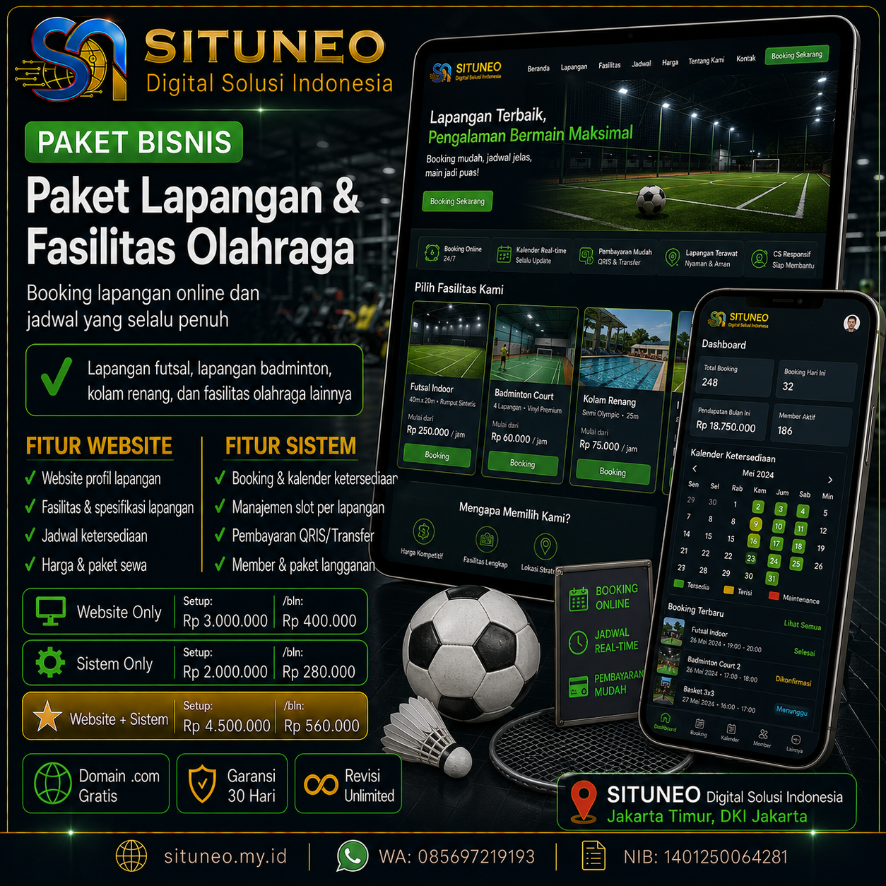 Lapangan & Fasilitas Olahraga