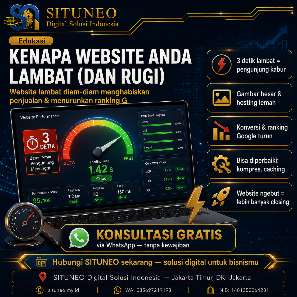 Kenapa Website Anda Lambat (dan Rugi)