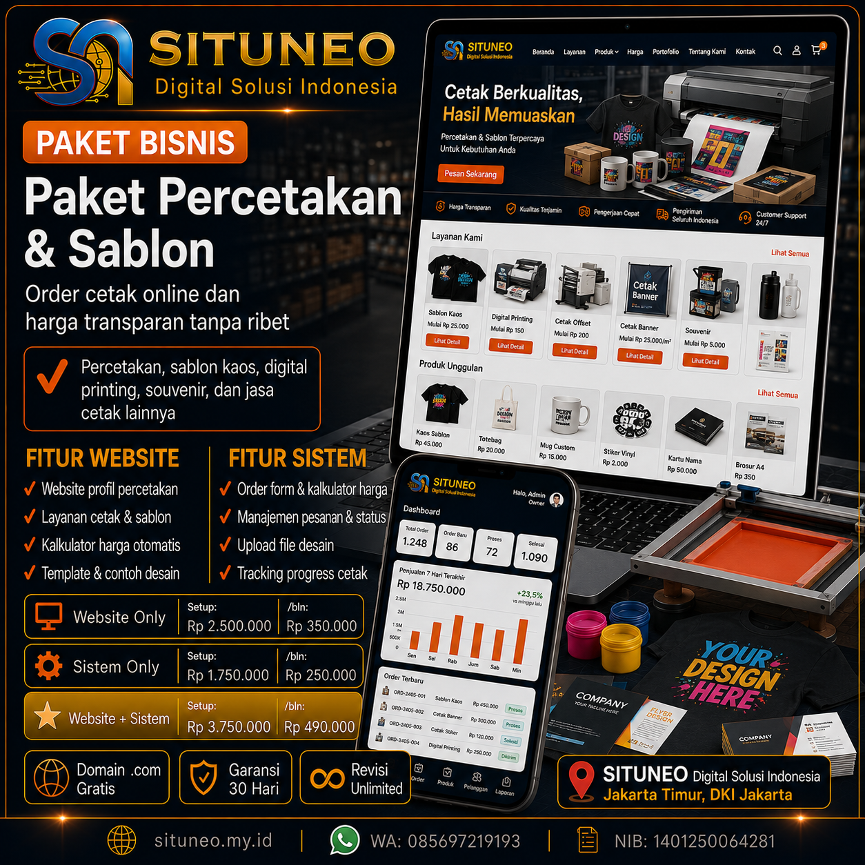 Percetakan & Sablon