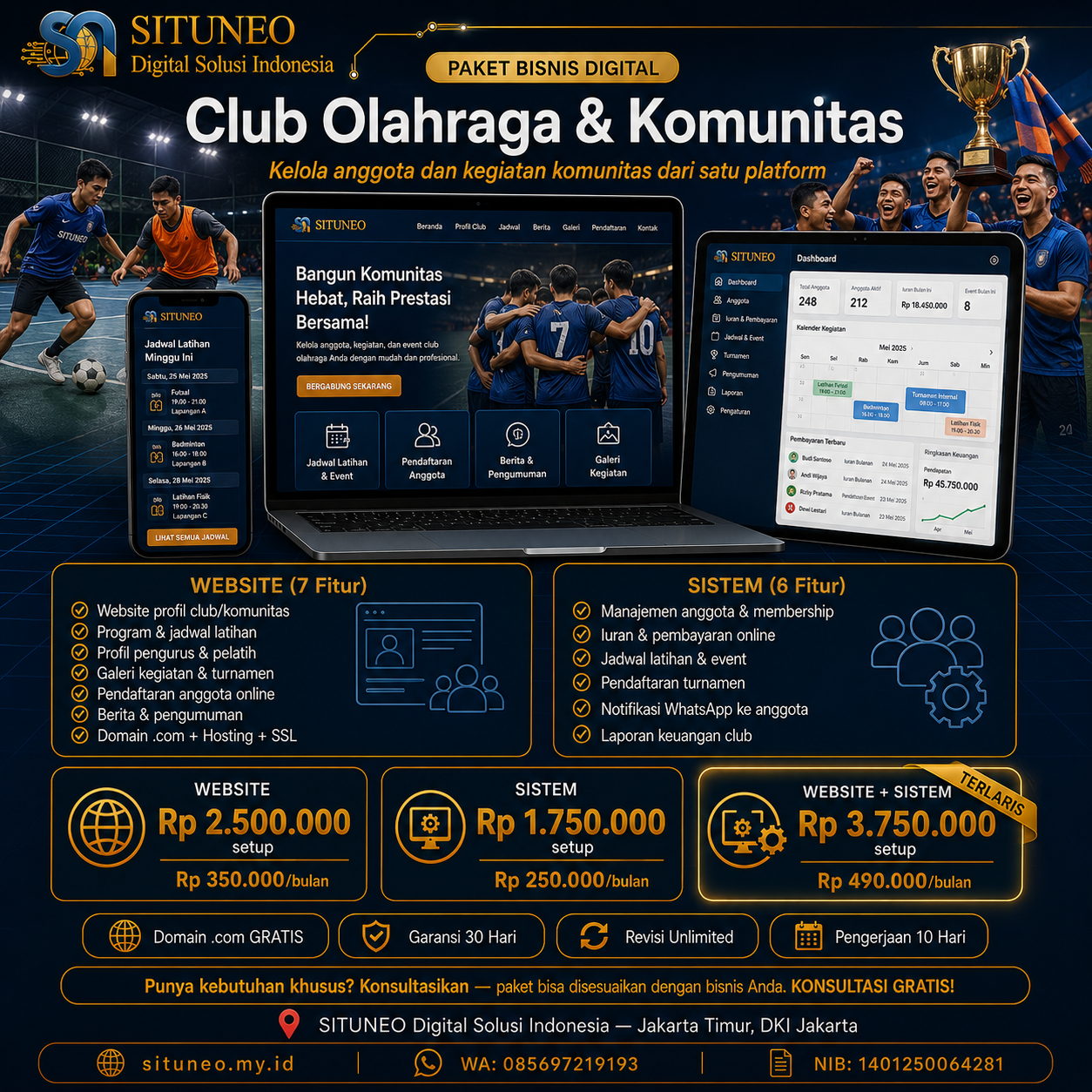 Club Olahraga & Komunitas