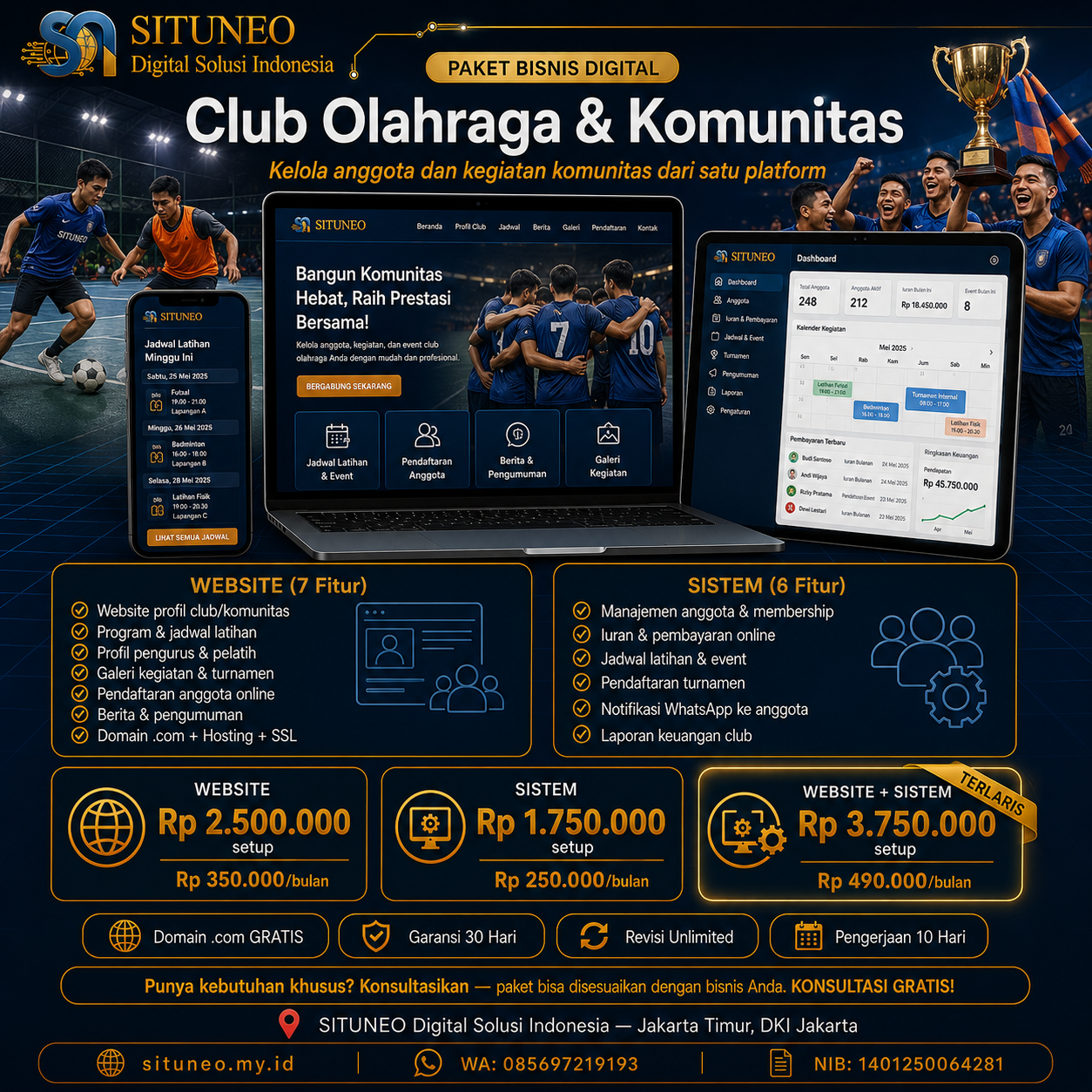 Club Olahraga & Komunitas