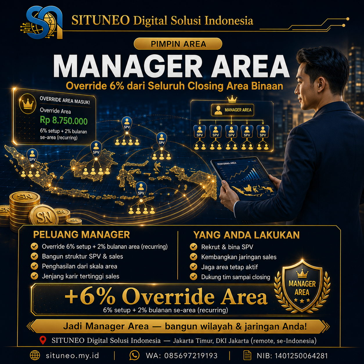 Manager Area: Pimpin Wilayah, Rekrut Leader