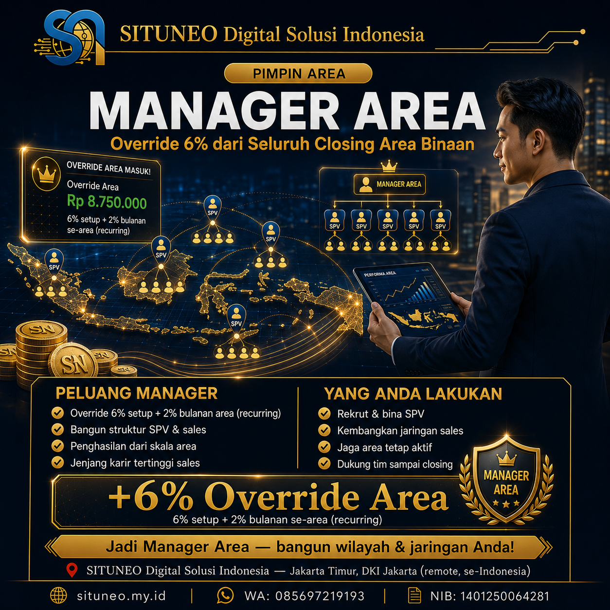 Manager Area: Pimpin Wilayah, Rekrut Leader