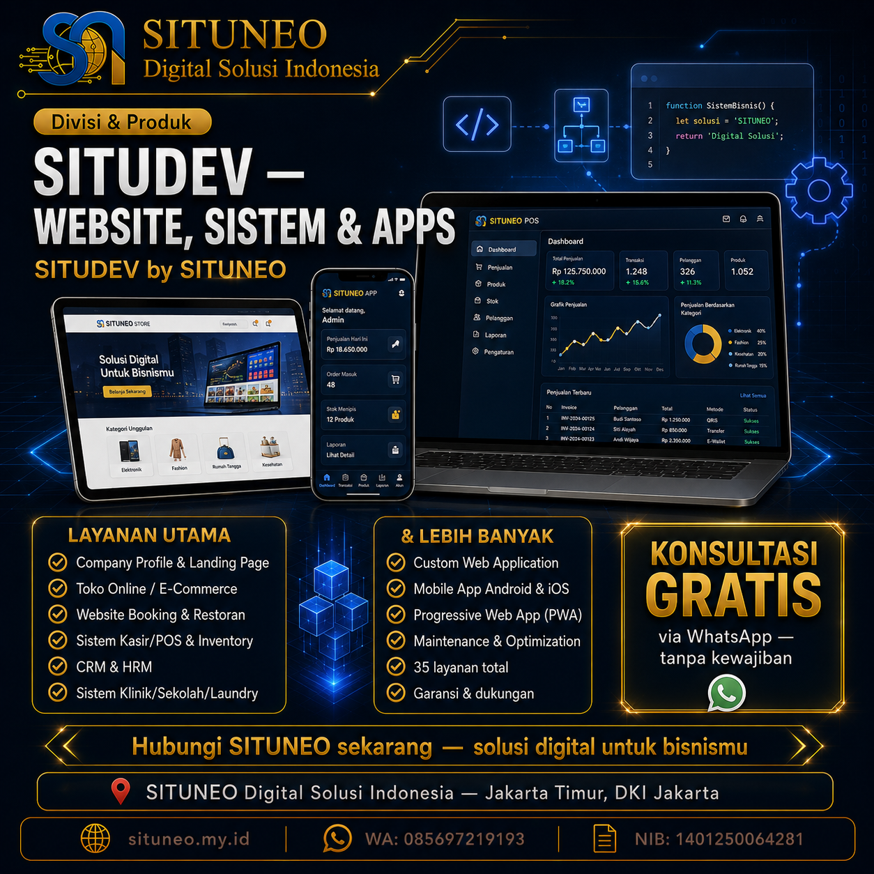 SITUDEV — Website, Sistem & Apps