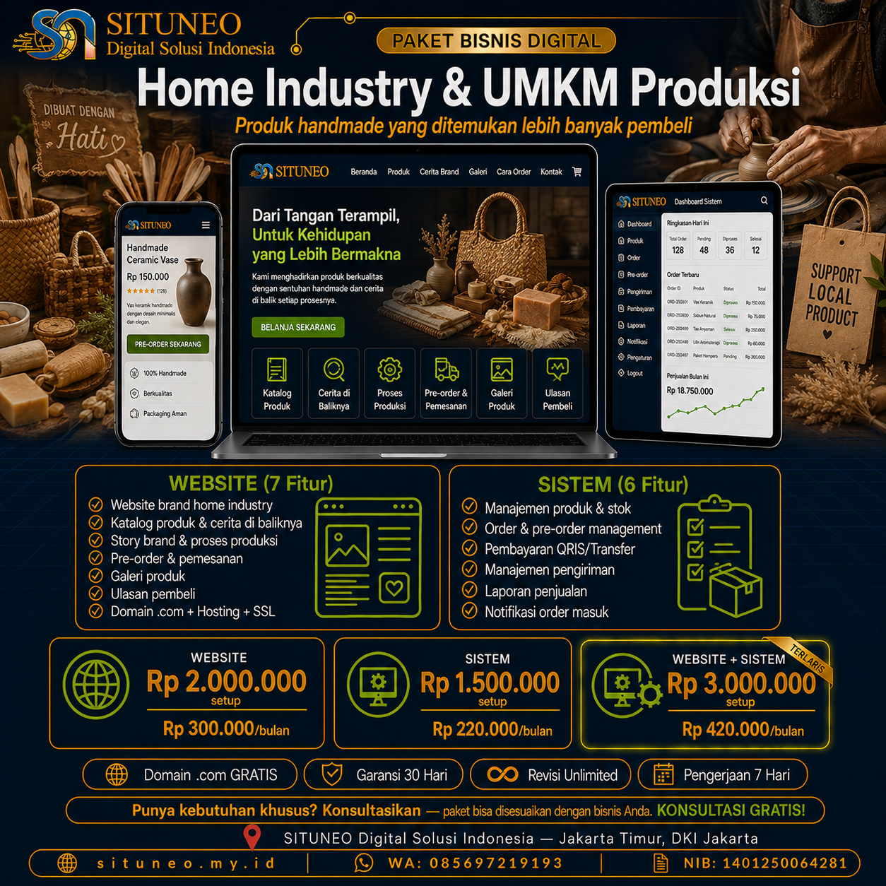 Home Industry & UMKM Produksi