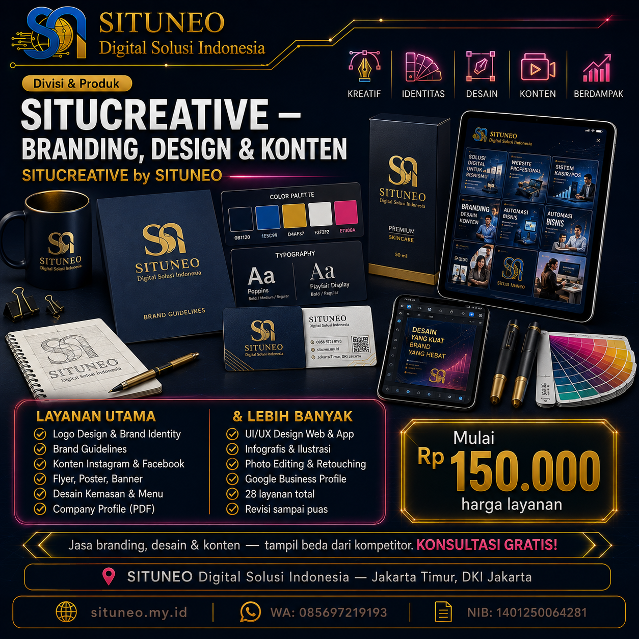 SITUCREATIVE — Branding, Design & Konten