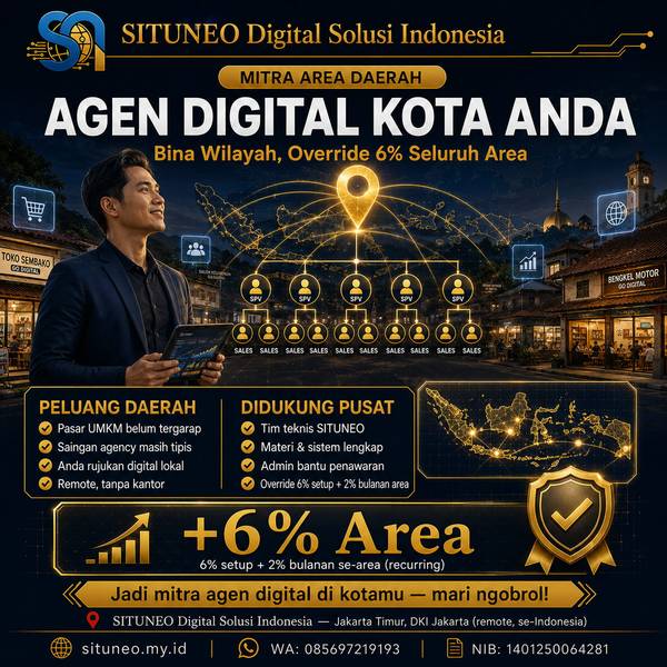 Manager Area: Mitra Agen Digital Daerah