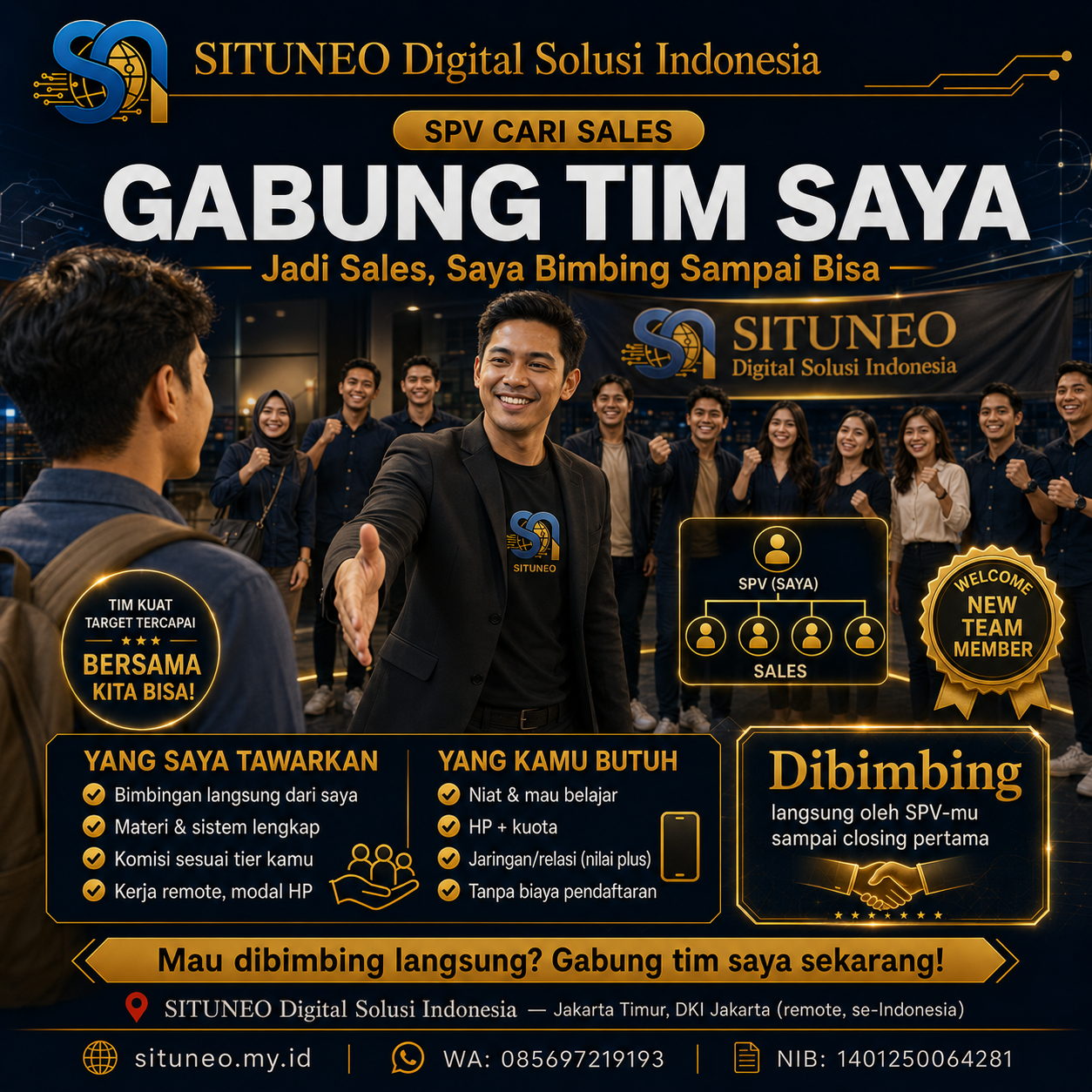 SPV: Rekrut Sales untuk Timmu