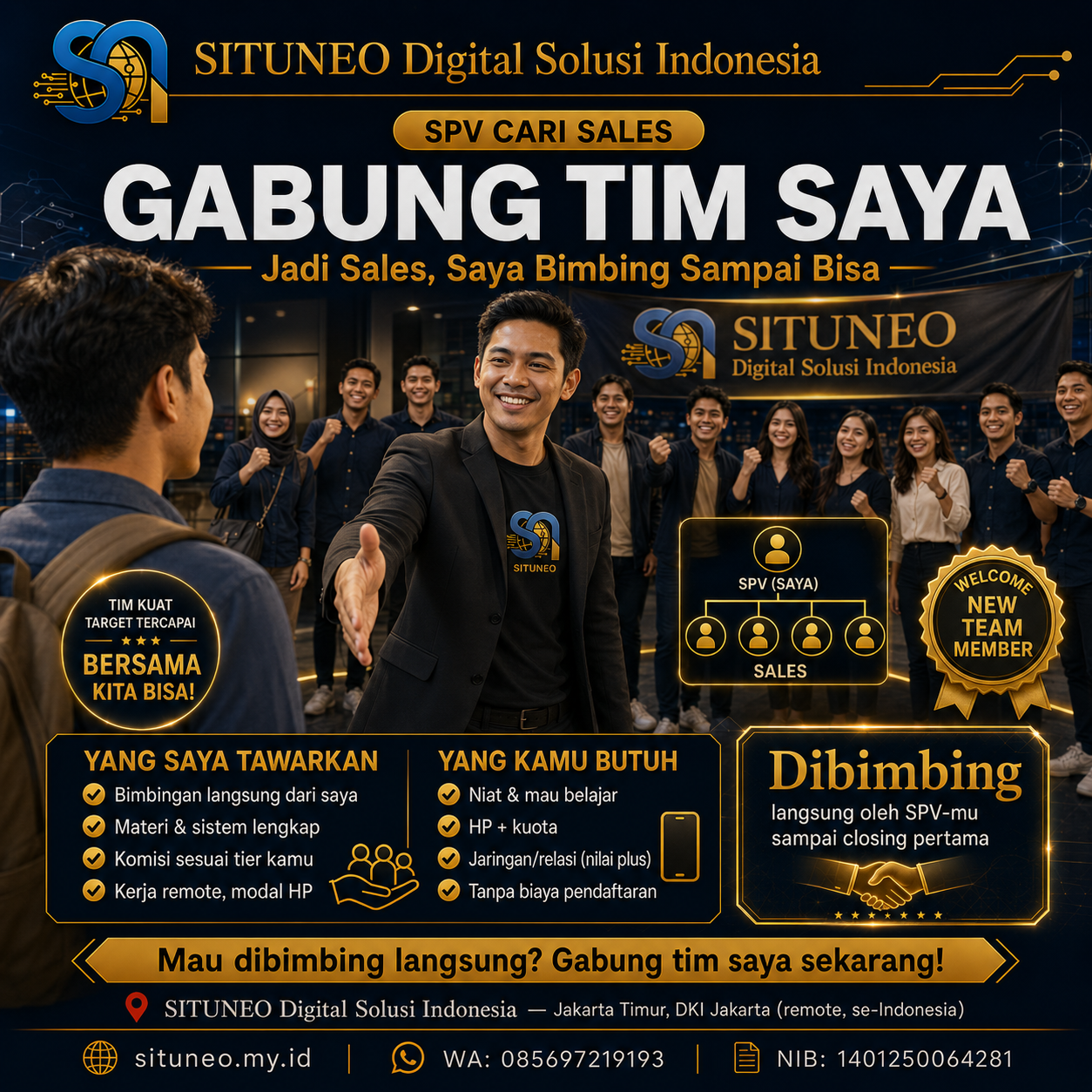 SPV: Rekrut Sales untuk Timmu