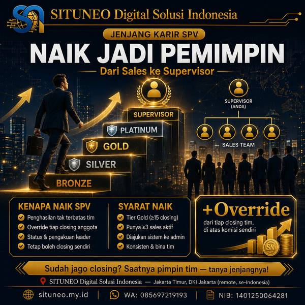 SPV: Naik dari Sales Jadi Pemimpin Tim