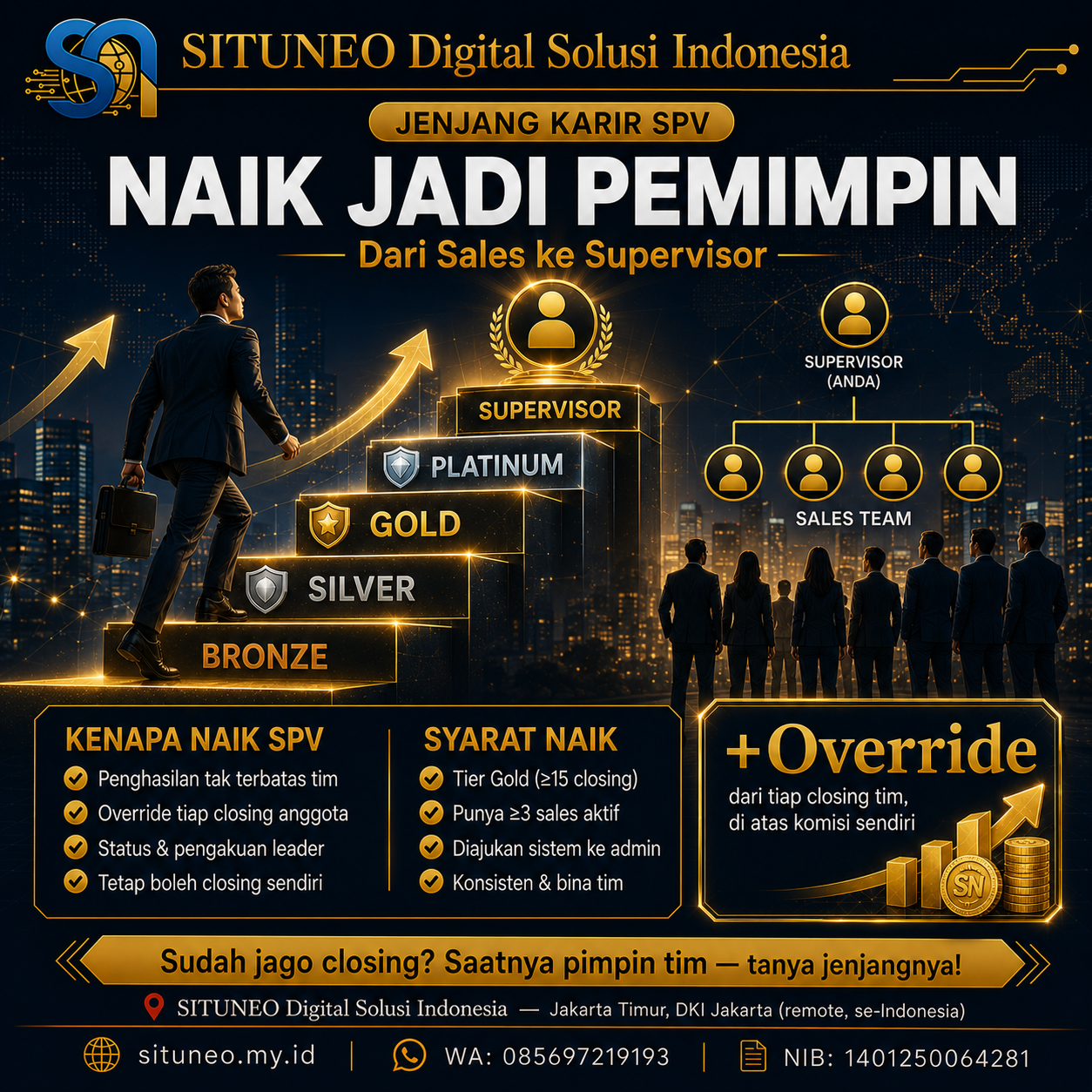 SPV: Naik dari Sales Jadi Pemimpin Tim