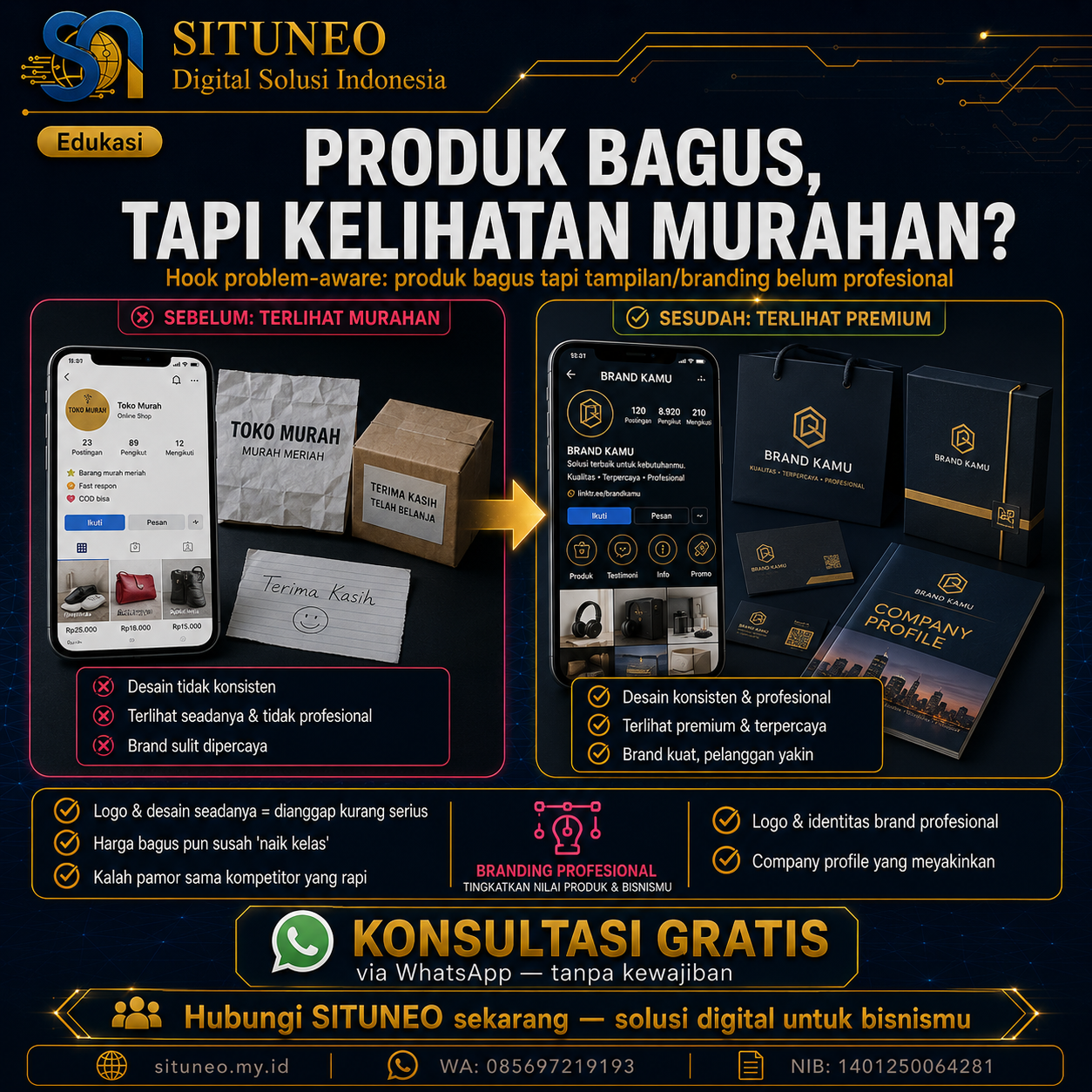 Usaha Bagus tapi Terlihat 'Murahan'?