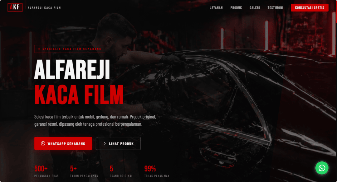 Alfareji Kaca Film Semarang